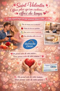 💕 Saint-Valentin : offrez plus qu’un cadeau… offrez du temps 💕